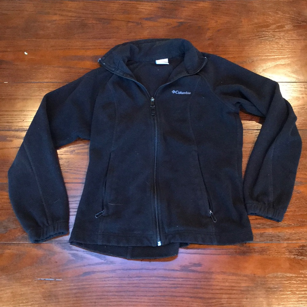 COLUMBIA///Black Fleece Jacket